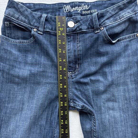 Wrangler Women Size 11 Bootcut Jeans Western Cowgirl Medium Wash - Picture 8 of 16